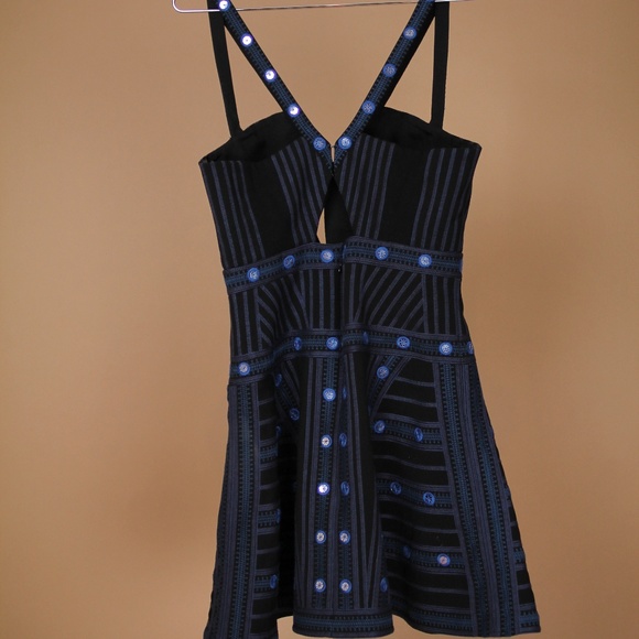 BCBG Embroidered Cocktail Dress - Picture 7 of 8